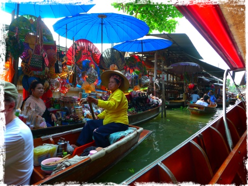 Many of the items in the floating market are a little pricey so your haggling skills are a must!